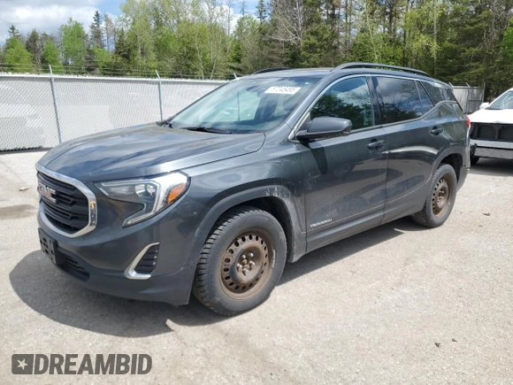 2019 GMC Terrain SLE z VIN 3GKALMEV0KL207117, wystawiony jako Copart lot #57245495 z przebiegiem 197 289 mil mil oraz Czysty tytuł • Clean title. Historia ofert i sprzedaży dostępna na DreamBid. Obrazek 1.