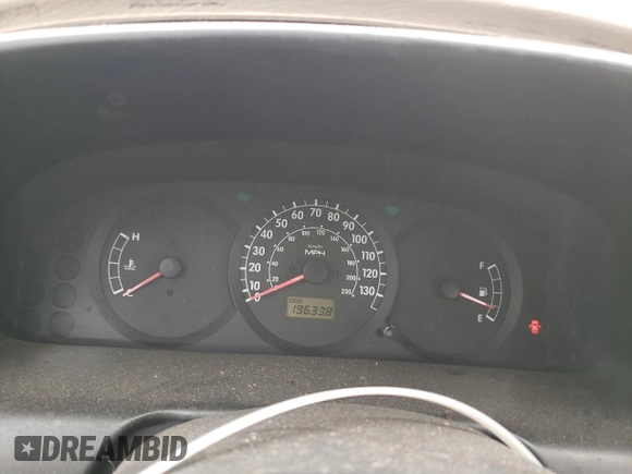 2003 Kia Spectra with VIN KNAFB121535245946, listed as a Copart auction lot 45688365 with 196,338 mi miles and Salvage Title. Bid and sale history available at DreamBid. Image 9.