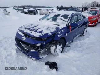 2021 Hyundai Elantra Blue z VIN KMHLM4AJ3MU005316, wystawiony jako Copart lot #46114245 z przebiegiem 89 926 mil mil oraz Szkoda całkowita • Salvage title. Historia ofert i sprzedaży dostępna na DreamBid. Obrazek 1.