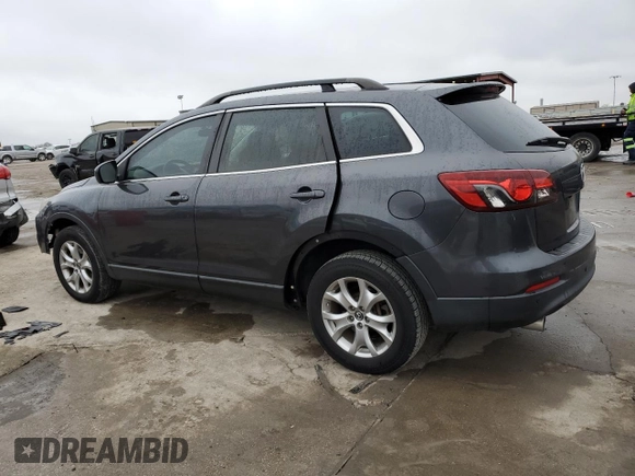 2014 Mazda CX-9 Touring with VIN JM3TB2CA8E0426475, listed as a Copart auction lot 44528795 with 124,930 mi miles and Salvage Title. Bid and sale history available at carsss.com. Image 2.