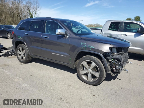 2015 Jeep Grand Cherokee Overland with VIN 1C4RJFCG4FC637643, listed as a Copart auction lot 47181524 with 67,050 mi miles and Salvage Title. Bid and sale history available at carsss.com. Image 4.