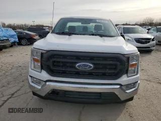2022 Ford F-150 XL with VIN 1FTMF1CB7NKD93655, listed as a Copart auction lot 44081205 with 90,463 mi miles and Salvage Title. Bid and sale history available at carsss.com. Image 5.