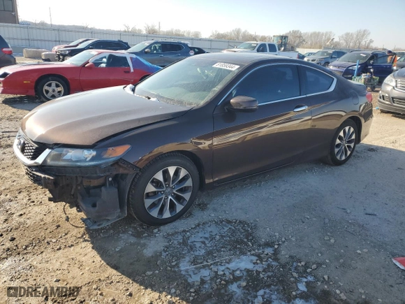 2013 Honda Accord Cpe EX-L with VIN 1HGCT1B84DA015048, listed as a Copart auction lot 81859344 with 170,832 mi miles and Salvage Title. Bid and sale history available at carsss.com. Image 1.