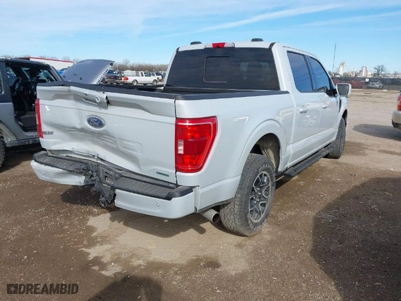 2021 Ford F-150 XL with VIN 1FTEW1EP0MKE55635, listed as a IAAI auction lot 41636980 with 44,299 mi miles. Bid and sale history available at carsss.com. Image 4.