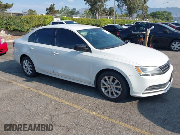 2015 Volkswagen Jetta SE with VIN 3VWD17AJ5FM258354, listed as a IAAI auction lot 42709041 with 191,338 mi miles and . Bid and sale history available at DreamBid. Image 1.
