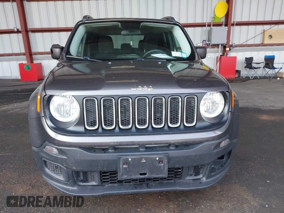 2017 Jeep Renegade Sport with VIN ZACCJBAB3HPE81518, listed as a IAAI auction lot 42414045 with 119,702 mi miles and . Bid and sale history available at DreamBid. Image 12.