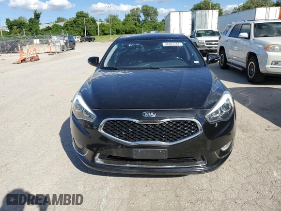 2015 Kia Cadenza Premium with VIN KNALN4D72F5176604, listed as a Copart auction lot 58287744 with 69,419 mi miles and Salvage Title. Bid and sale history available at carsss.com. Image 5.