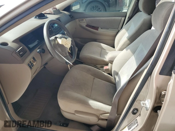 2005 Toyota Corolla CE with VIN 2T1BR32EF5C438107, listed as a Copart auction lot 56186175 with Not Provided miles and Clean Title. Bid and sale history available at DreamBid. Image 7.