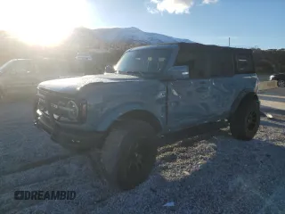 2021 Ford Bronco with VIN 1FMDE5BH9MLA88730, listed as a Copart auction lot 86294234 with 32,345 mi miles and Salvage Title. Bid and sale history available at carsss.com. Image 1.