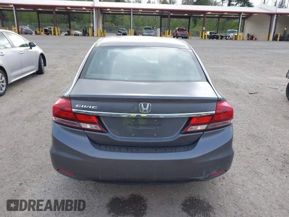 2014 Honda Civic LX with VIN 19XFB2F57EE240843, listed as a IAAI auction lot 42108281 with 255,157 mi miles and . Bid and sale history available at carsss.com. Image 16.