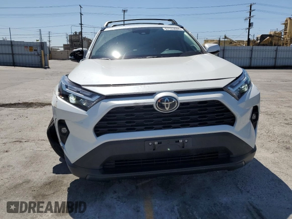 2025 Toyota RAV4 XLE Premium with VIN 2T3C1RFV4SW388253, listed as a Copart auction lot 57723695 with 1,137 mi miles and Salvage title. Bid and sale history available at DreamBid. Image 5.