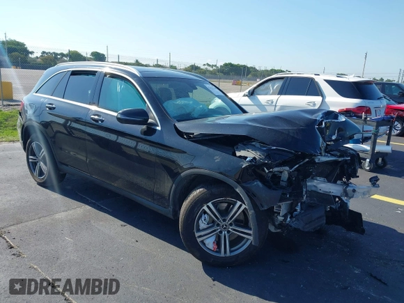 2020 Mercedes-Benz GLC 300 with VIN W1N0G8DB1LF791414, listed as a IAAI auction lot 42321131 with 82,775 mi miles and . Bid and sale history available at DreamBid. Image 1.