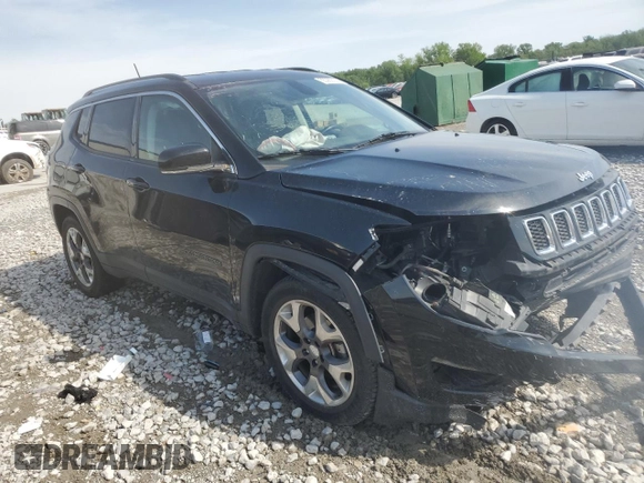 2020 Jeep Compass Limited z VIN 3C4NJCCBXLT187577, wystawiony jako Copart lot #55082235 z przebiegiem 81 387 mil mil oraz Szkoda całkowita • Salvage title. Historia ofert i sprzedaży dostępna na DreamBid. Obrazek 4.