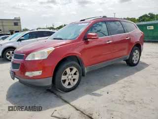 2012 Chevrolet Traverse 1LT z VIN 1GNKRGED5CJ405487, wystawiony jako Copart lot #60112285 z przebiegiem 177 758 mil mil oraz Czysty tytuł • Clean title. Historia ofert i sprzedaży dostępna na DreamBid. Obrazek 1.