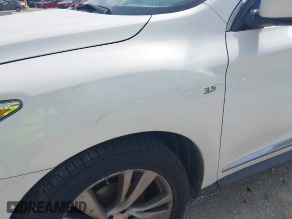 2014 Infiniti QX60 z VIN 5N1AL0MM8EC534325, wystawiony jako IAAI lot #42743994 z przebiegiem 90 233 mil mil oraz . Historia ofert i sprzedaży dostępna na DreamBid. Obrazek 6.