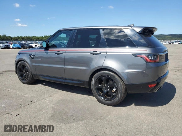 2018 Land Rover Range Rover Sport HSE with VIN SALWR2RK1JA182165, listed as a Copart auction lot 70204494 with 44,306 mi miles and Salvage title. Bid and sale history available at DreamBid. Image 2.