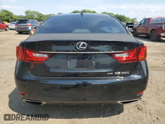 2015 Lexus GS 350 with VIN JTHCE1BL8FA004228, listed as a Copart auction lot 60404835 with 218,374 mi miles and Clean title. Bid and sale history available at DreamBid. Image 6.