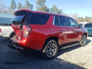 2024 Chevrolet Tahoe LS with VIN 1GNSCMKD9RR214069, listed as a Copart auction lot 86371114 with 14,453 mi miles and Salvage title. Bid and sale history available at DreamBid. Image 3.