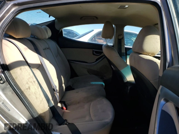 2011 Hyundai Elantra GLS with VIN 5NPDH4AE2BH035365, listed as a Copart auction lot 46697255 with 0 mi miles and Salvage Title. Bid and sale history available at carsss.com. Image 10.