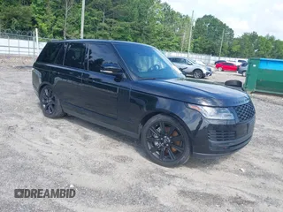 2021 Land Rover Range Rover Westminster with VIN SALGS2RU8MA435190, listed as a IAAI auction lot 42513896 with 30,071 mi miles and . Bid and sale history available at DreamBid. Image 1.