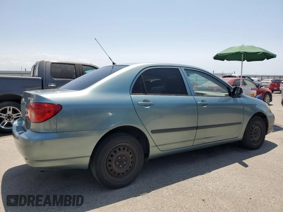2006 Toyota Corolla CE with VIN 1NXBR32E56Z579489, listed as a Copart auction lot 62107695 with 198,269 mi miles and Salvage title. Bid and sale history available at DreamBid. Image 3.