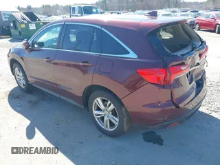 2014 Acura RDX Tech Pkg with VIN 5J8TB4H58EL012953, listed as a IAAI auction lot 41839228 with 165,669 mi miles. Bid and sale history available at carsss.com. Image 3.