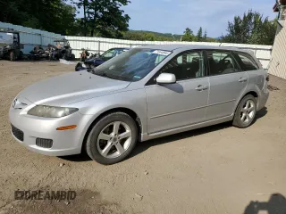 2007 Mazda 6 S Sport VE with VIN 1YVHP82D975M55949, listed as a Copart auction lot 71044844 with 138,924 mi miles and Clean Title. Bid and sale history available at carsss.com. Image 1.