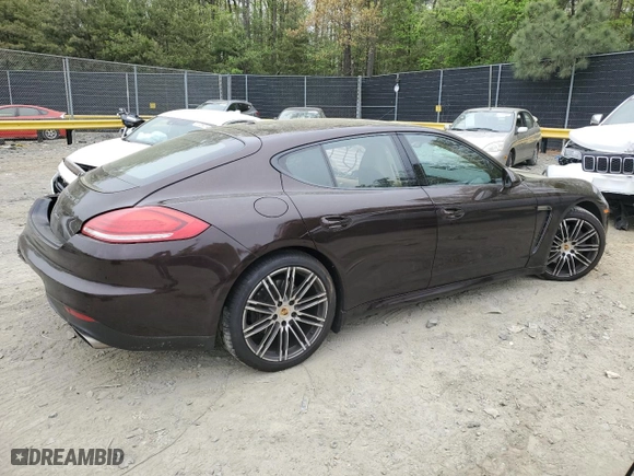 2015 Porsche Panamera 4 with VIN WP0AA2A73FL002308, listed as a Copart auction lot 51552894 with 0 mi miles and Salvage Title. Bid and sale history available at carsss.com. Image 3.