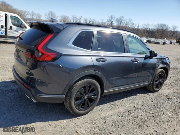2024 Honda CR-V Hybrid Sport Touring with VIN 5J6RS6H90RL031200, listed as a Copart auction lot 53759075 with 6,396 mi miles and Salvage Title. Bid and sale history available at carsss.com. Image 3.