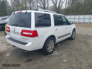 2012 Lincoln Navigator with VIN 5LMJJ2H58CEL00639, listed as a IAAI auction lot 41865368 with 145,185 mi miles. Bid and sale history available at carsss.com. Image 4.