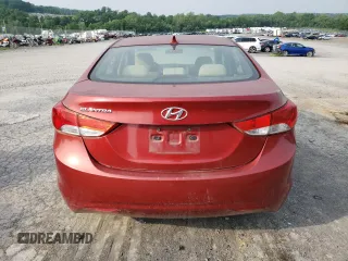 2011 Hyundai Elantra GLS with VIN KMHDH4AE1BU098653, listed as a Copart auction lot 61026235 with 142,046 mi miles and Clean title. Bid and sale history available at DreamBid. Image 6.