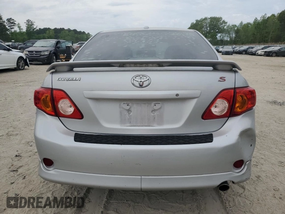 2010 Toyota Corolla with VIN 2T1BU4EE0AC462252, listed as a Copart auction lot 52487745 with 160,893 mi miles and Salvage Title. Bid and sale history available at carsss.com. Image 6.