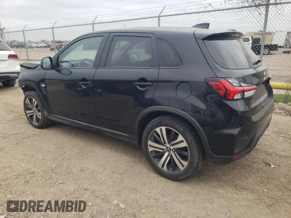 2020 Mitsubishi Outlander ES with VIN JA4AP3AU1LU017562, listed as a Copart auction lot 82314074 with 112,089 mi miles and Salvage title. Bid and sale history available at DreamBid. Image 2.