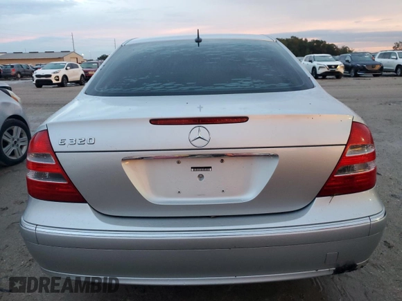 2003 Mercedes-Benz E-Class 3.2L with VIN WDBUF65J33A141727, listed as a Copart auction lot 73990174 with 0 mi miles and Salvage Title. Bid and sale history available at carsss.com. Image 6.