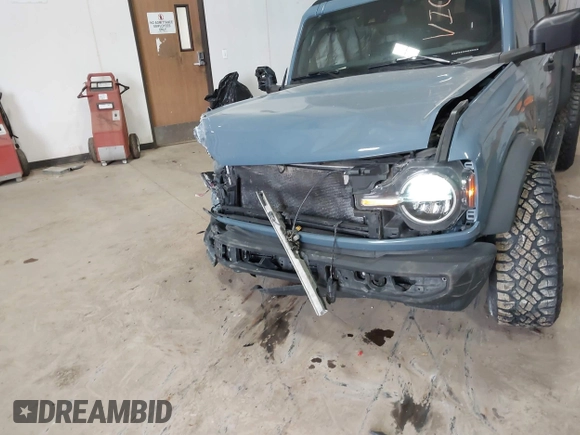 2023 Ford Bronco with VIN 1FMDE5BH2PLB16114, listed as a IAAI auction lot 41392107 with 37,400 mi miles and . Bid and sale history available at DreamBid. Image 6.