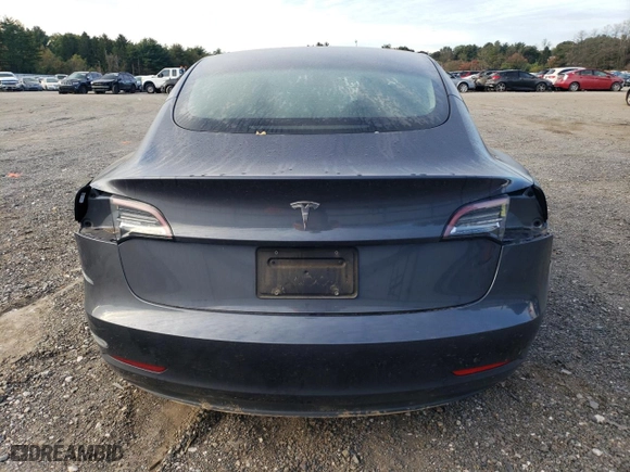 2023 Tesla Model 3 with VIN 5YJ3E1EA5PF408107, listed as a Copart auction lot 74465394 with 48,142 mi miles and Salvage Title. Bid and sale history available at carsss.com. Image 6.
