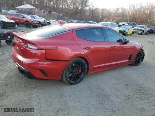 2023 Kia Stinger GT2 with VIN KNAE55LC3P6127646, listed as a Copart auction lot 81470704 with 39,527 mi miles and Salvage Title. Bid and sale history available at carsss.com. Image 3.