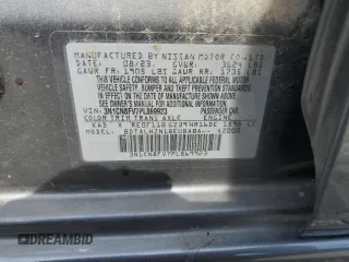 2023 Nissan Versa SR with VIN 3N1CN8FV7PL869923, listed as a Copart auction lot 54989685 with 29,793 mi miles and Salvage title. Bid and sale history available at DreamBid. Image 12.