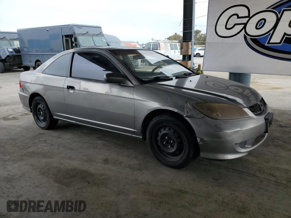 2004 Honda Civic EX with VIN 1HGEM21994L026363, listed as a Copart auction lot 54975465 with 159,188 mi miles and Clean Title. Bid and sale history available at DreamBid. Image 4.