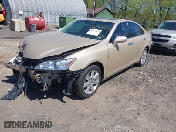 2009 Lexus ES 330 with VIN JTHBJ46G992319012, listed as a IAAI auction lot 42145123 with 147,356 mi miles and . Bid and sale history available at DreamBid. Image 2.