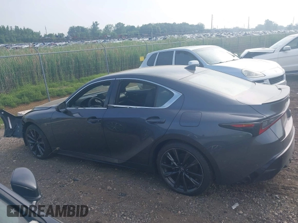 2024 Lexus IS 350 F Sport with VIN JTHBZ1E21R5036891, listed as a IAAI auction lot 42515614 with 6,904 mi miles and . Bid and sale history available at DreamBid. Image 14.