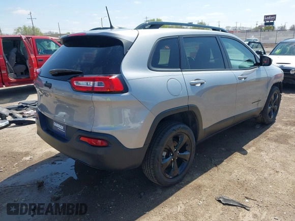 2016 Jeep Cherokee Latitude with VIN 1C4PJLCB2GW185637, listed as a IAAI auction lot 41894019 with 87,888 mi miles and . Bid and sale history available at DreamBid. Image 4.