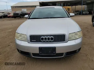 2002 Audi A4 1.8T with VIN WAULC68E72A304847, listed as a Copart auction lot 77117264 with 178,471 mi miles and Salvage Title. Bid and sale history available at carsss.com. Image 5.