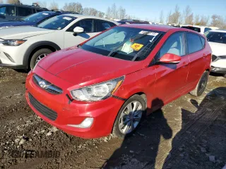 2013 Hyundai Accent SE with VIN KMHCU5AE9DU135285, listed as a Copart auction lot 44464715 with 116,247 mi miles and Salvage Title. Bid and sale history available at carsss.com. Image 1.
