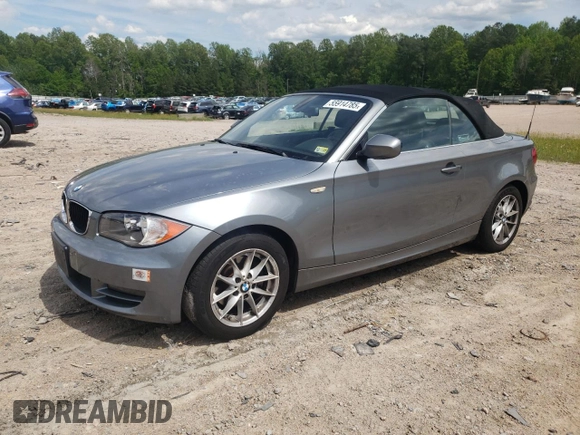 2011 BMW 1 Series 128i с VIN WBAUN1C55BVH83029, выставлен на аукционе Copart как лот 55914785 с пробегом 134 239 миль миль и Чистый • Clean title. История ставок и продаж доступна на DreamBid. Изображение 1.