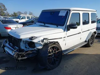 2021 Mercedes-Benz G AMG G 63 with VIN W1NYC7HJ9MX381126, listed as a IAAI auction lot 41434407 with Not Provided miles. Bid and sale history available at carsss.com. Image 21.