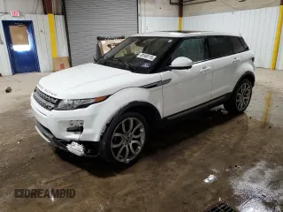 2015 Land Rover Range Rover Evoque Pure Plus with VIN SALVP2BG1FH985497, listed as a Copart auction lot 49169115 with 75,811 mi miles and Salvage Title. Bid and sale history available at carsss.com. Image 1.