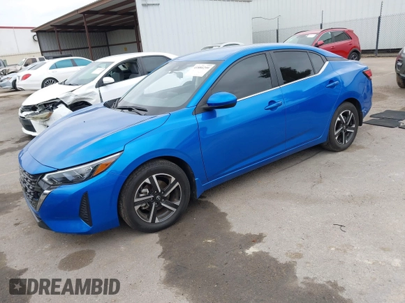 2024 Nissan Sentra SV with VIN 3N1AB8CV6RY259392, listed as a IAAI auction lot 41880299 with 10,976 mi miles and . Bid and sale history available at DreamBid. Image 2.