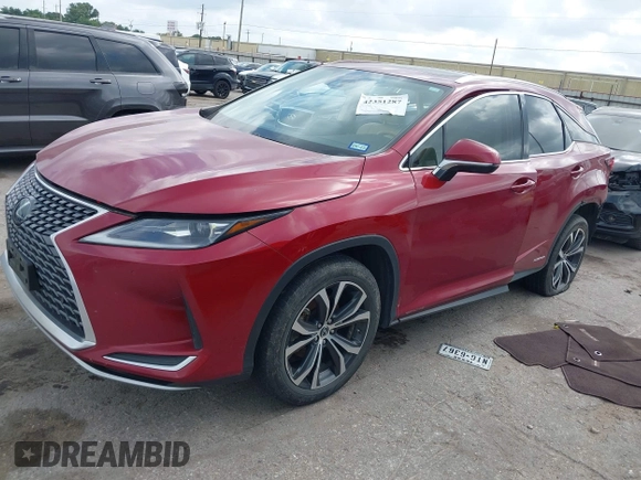 2020 Lexus RX 450h с VIN 2T2HGMDA8LC056606, выставлен на аукционе IAAI как лот 42351287 с пробегом 99 192 миль миль и . История ставок и продаж доступна на DreamBid. Изображение 2.