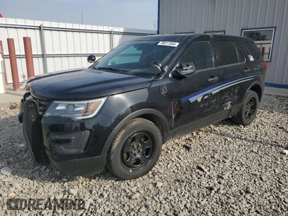 2016 Ford Utility Police Interceptor with VIN 1FM5K8AR8GGA19338, listed as a Copart auction lot 78817264 with 112,397 mi miles and Clean Title. Bid and sale history available at carsss.com. Image 1.